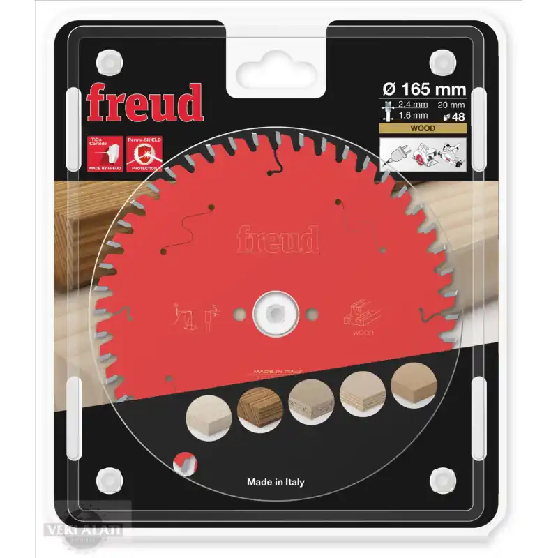 Lame circulaire bois Ø165 x 20mm - 2,4/1,6 - Z48 - Freud FR07W005H Prix Choc