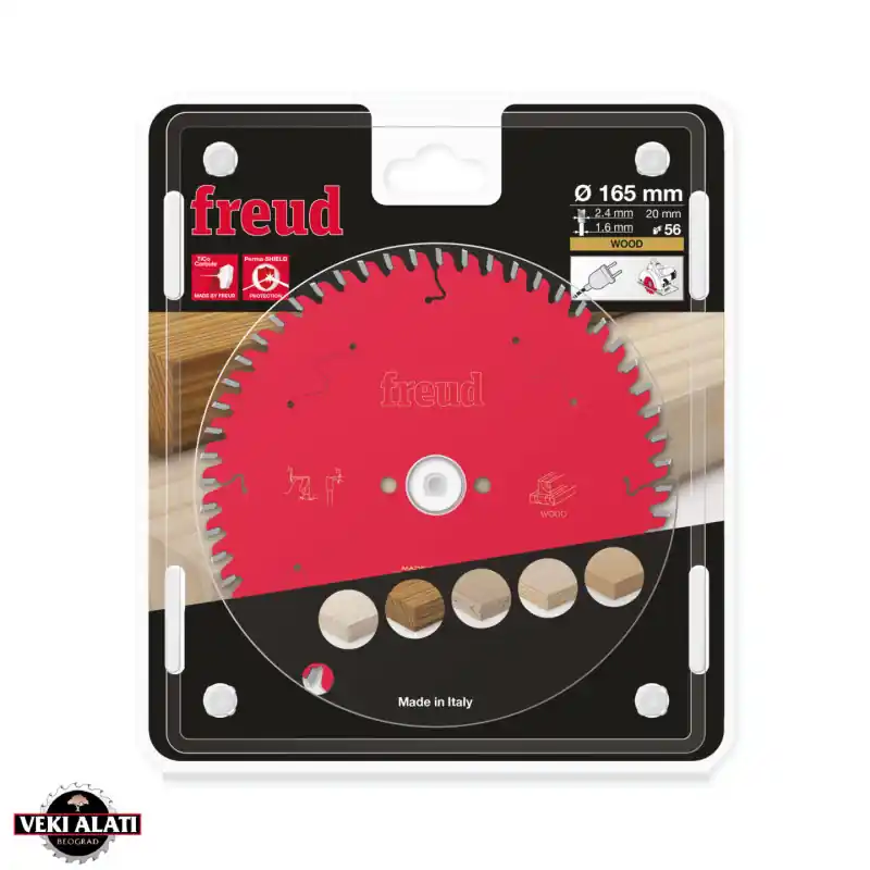 Achat Immédiat Lame circulaire bois Ø165 x 20mm - 2,4/1,6 - Z56 - Freud FR07W013H