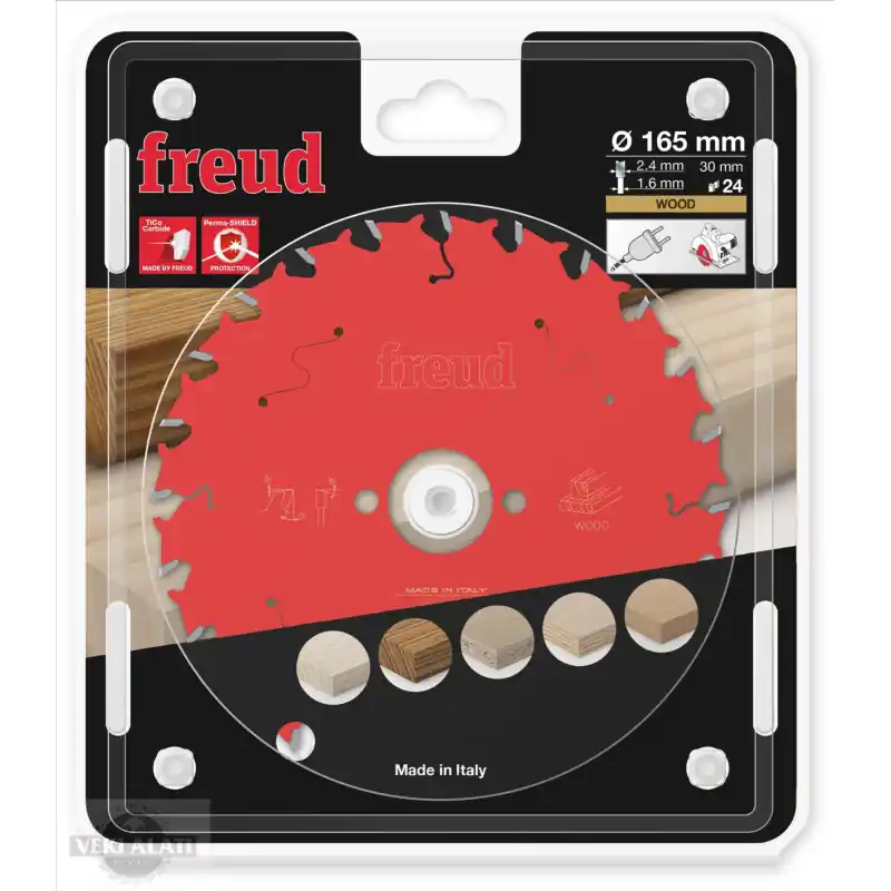 Lame circulaire bois Ø165 x 30mm - 2,4/1,6 - Z24 - Freud FR07W006H Soldes
