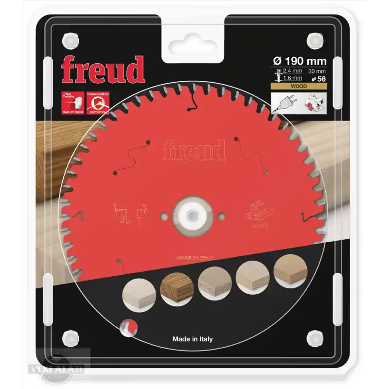 Nouvelle Collection Lame circulaire bois Ø190 x 30mm - 2,4/1,6 - Z56 - Freud FR13W009H