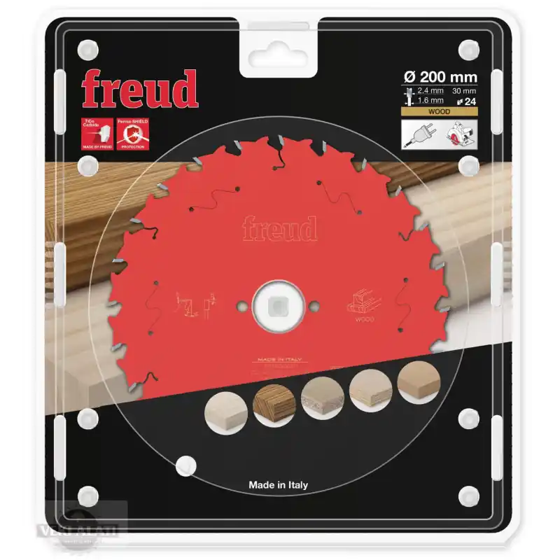 Commande En Gros Lame circulaire bois Ø200 x 30mm - 2,4/1,6 - Z24 - Freud FR14W001H