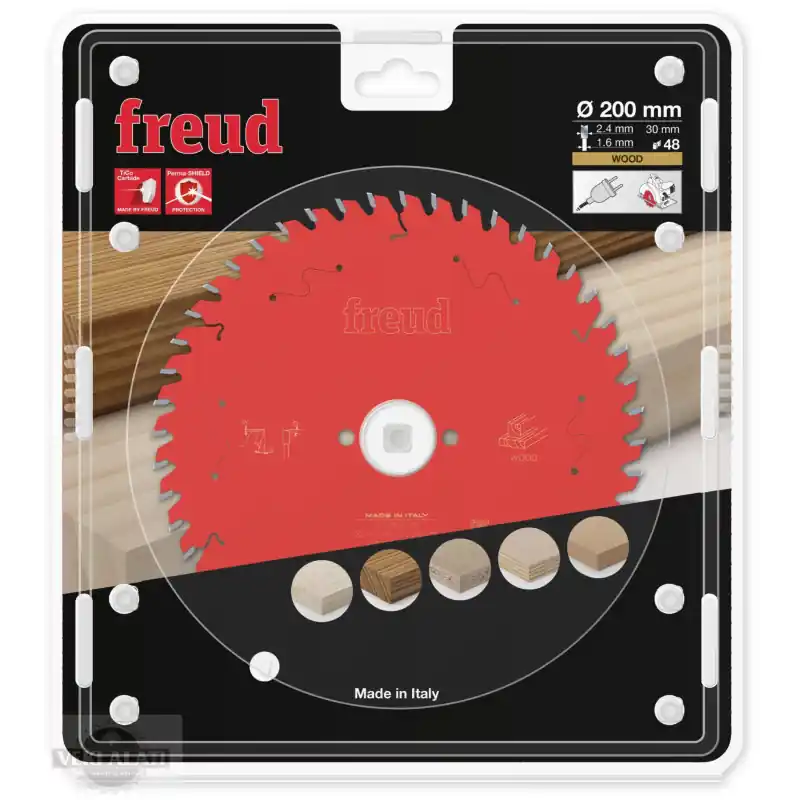 Solde Lame circulaire bois Ø200 x 30mm - 2,4/1,6 - Z48 - Freud FR14W002H