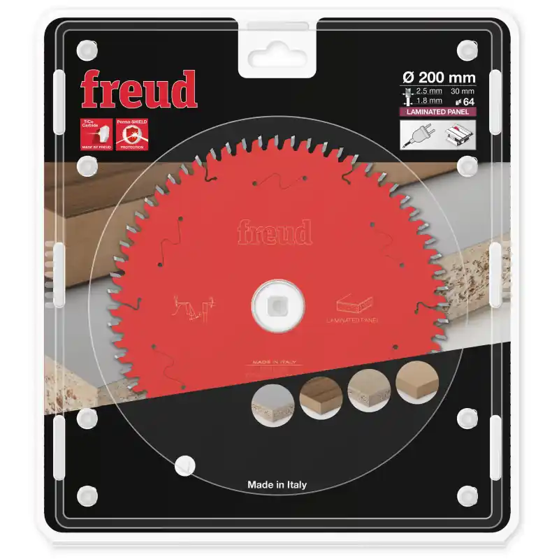 Lame circulaire mélamine Ø200 x 30mm - 2,5/1,8 - Z64 - Freud FR14L001T Paiement Sécurisé