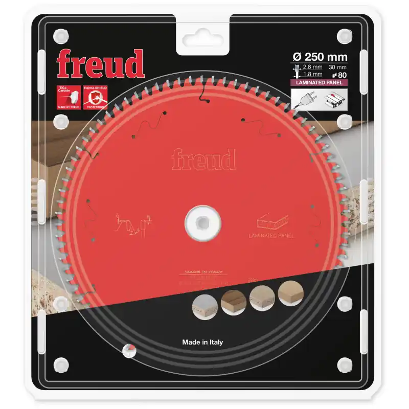 Super Prix Lame circulaire mélamine Ø250 x 30mm - 2,8/1,8 - Z80 - Freud FR23L001T