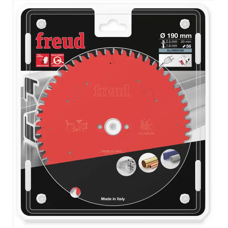 Lame circulaire ALU Ø190 x 20mm - 2,5/1,6 - Z56 - Freud FR13A001H Dernière Chance