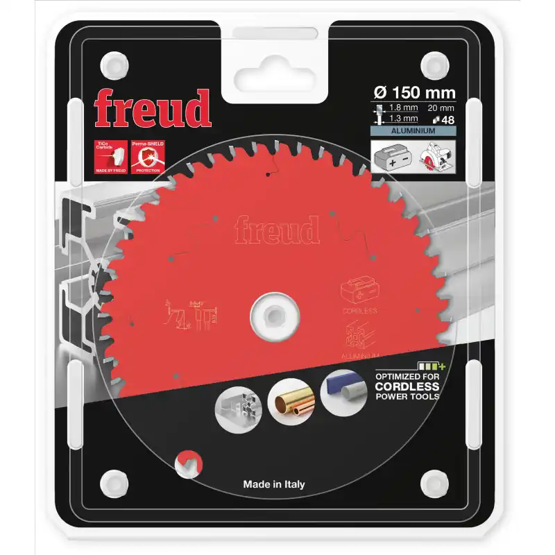 Lame circulaire ALU Ø150 x 20mm - 1,8/1,3 - Z48 - Freud FR05A002HC Nouvelle Collection