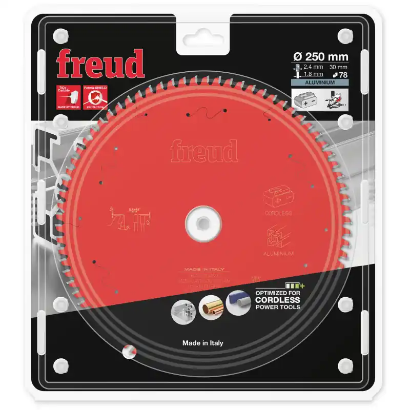Lame circulaire ALU Ø250 x 30mm - 2,4/1,8 - Z78 - Freud FR23A002MC Satisfait Ou Remboursé