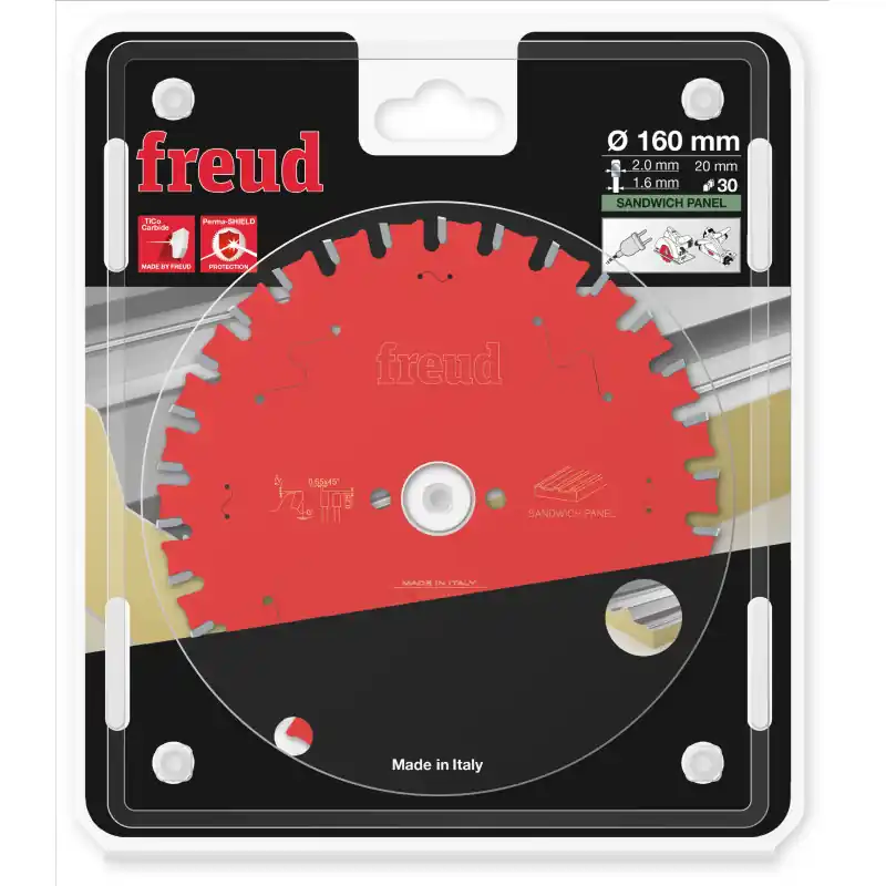 Prix Promo Lame circulaire SANDWICH Ø160 x 20mm - 2,0/1,6 - Z30 - Freud FR06X001H