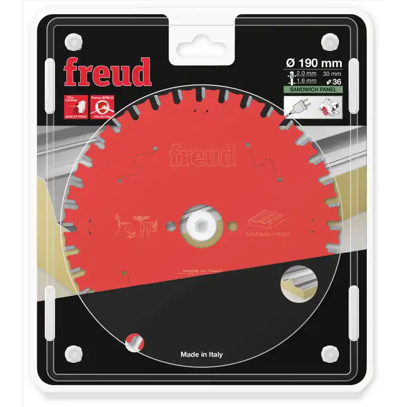 Lame circulaire SANDWICH Ø190 x 30mm - 2,0/1,6 - Z36 - Freud FR13X001H Remise