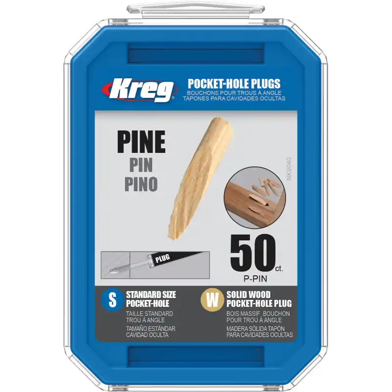 Bon Marché Bouchons de trous Kreg en Pin - 50 pcs