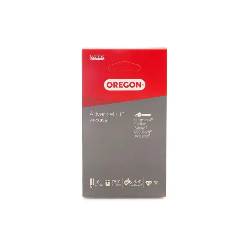 Chaine de tronçonneuse OREGON 3/8‘ (9.25mm) - 1,3mm - 56 maillons 91PX056 Livraison Express