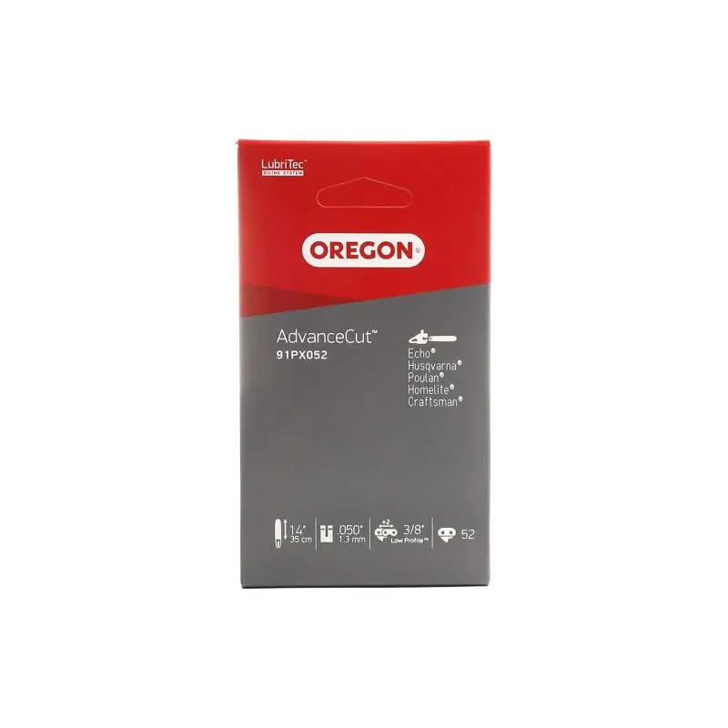 Chaine de tronçonneuse OREGON 3/8‘ (9.25mm) - 1,3mm - 52 maillons 91PX052 Commander Vite