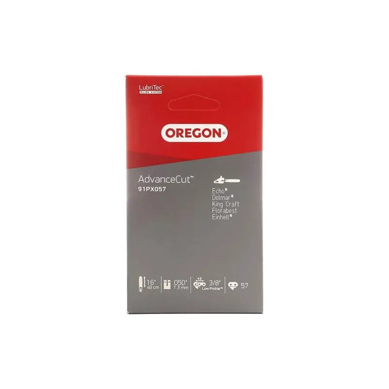 Chaine de tronçonneuse OREGON 3/8‘ (9.25mm) - 1,3mm - 57 maillons 91PX057 Expédié Aujourd'hui