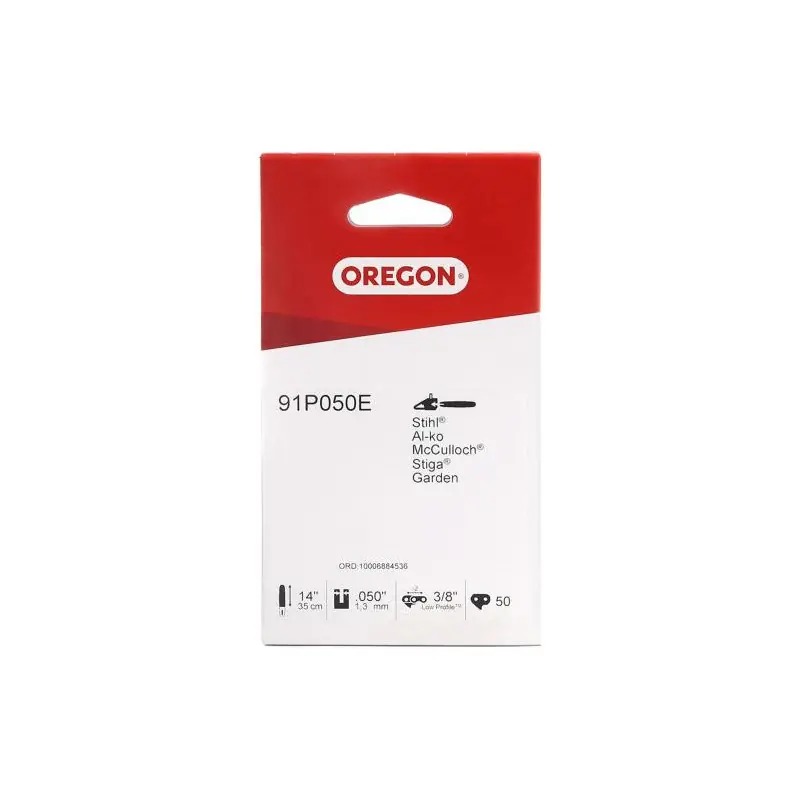 Jusqu'à Épuisement Des Stocks Chaine de tronçonneuse OREGON 3/8‘ (9.25mm) - 1,3mm - 50 maillons 91P050E
