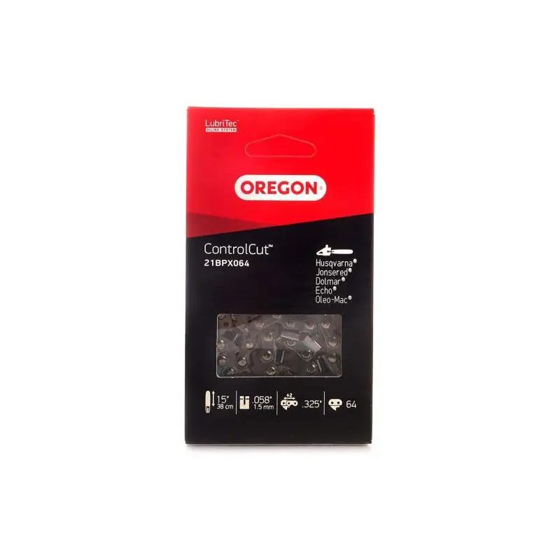 Expédition Rapide Chaine de tronçonneuse OREGON 325‘ (8.25mm) - 1,5mm - 64 maillons 21BPX064