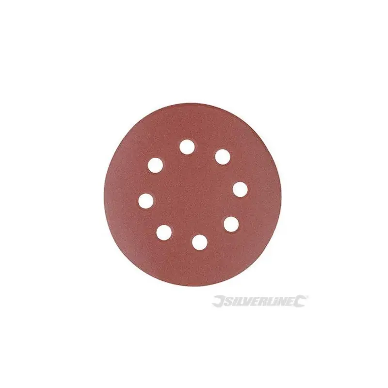 Petit Prix Lot de 10 disques abrasifs perforés auto-aggripants - 125mm, grain 60