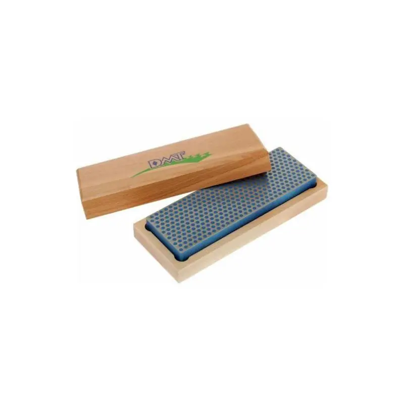 Pierre d‘affutage diamant DMT - Grain moyen - Support en bois Retour Gratuit