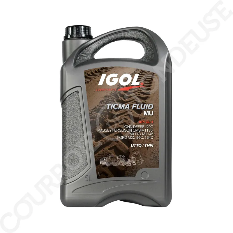 Huile de Transmission IGOL Ticma Fluid MU 80W API GL-4+ / Bidon de 5L HT-MU80W90-5 Achat Immédiat
