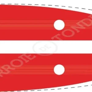 Guide chaîne de tronçonneuse Oregon AdvanceCut 95VPX 18" .325" 1.3mm - 180MLBK041 180MLBK041 Produit De Marque