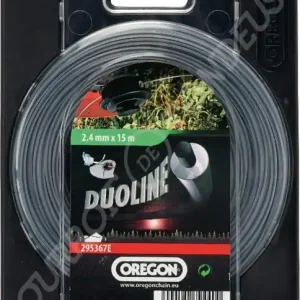 Promotion Saisonnière Fil de coupe de débroussailleuse Oregon nylon Duoline 2,4mm 15m - 295367E 295367E