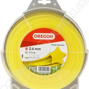 Fil de coupe de débroussailleuse Oregon nylon Yellow Starline 2,4mm 111m - 69-454-Y 69454Y Prix Bas