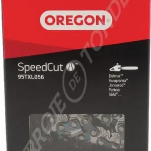 Chaîne de tronçonneuse Oregon .325" 1,3mm 56 maillons Speedcut en boite - 95TXL056E 95TXL056E Haute Qualité