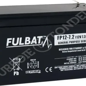 Batterie de robot tondeuse FP12-7.2 - 12V 7.2 Ah AGM FB590028 Affaire À Saisir