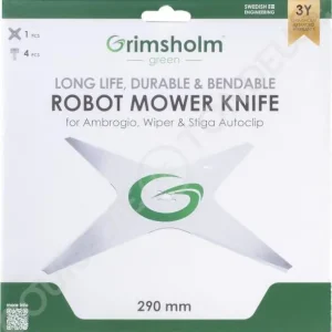 Lame de robot tondeuse 4 dents Stiga - 1126-9145-01, CS_D0112_02 FGP123 Livraison Express