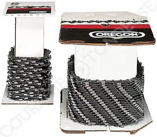Solde Chaîne de tronçonneuse Oregon 3/8" 1,6mm 408 maillons (7,62m) Duracut en rouleau - M75LPX025R M75LPX025R