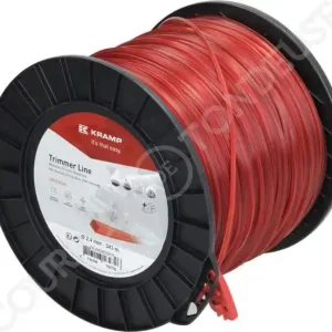 Vente Flash Fil de coupe de débroussailleuse diamètre 2,4mm 343m carré rouge NL24343SKR