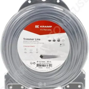 Achat Immédiat Fil de coupe de débroussailleuse diamètre 3,5mm 30m carré Titanium Power gris NL3530TSKR