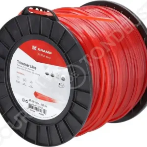 Acheter En Ligne Fil de coupe de débroussailleuse diamètre 4mm 122m carré rouge NL40122SKR