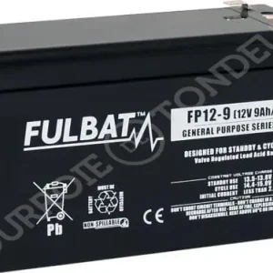 Batterie de tondeuse FP12-9 - 12V 9Ah AGM SBA912 Expédition Rapide