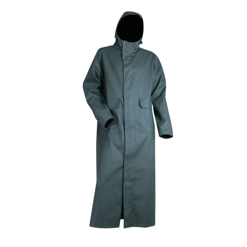 Soldes Manteau de pluie en semi-pu imperméable kaki