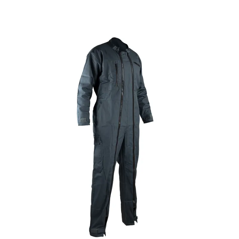 Bon Marché Combinaison de travail homme double fermeture vert fusible