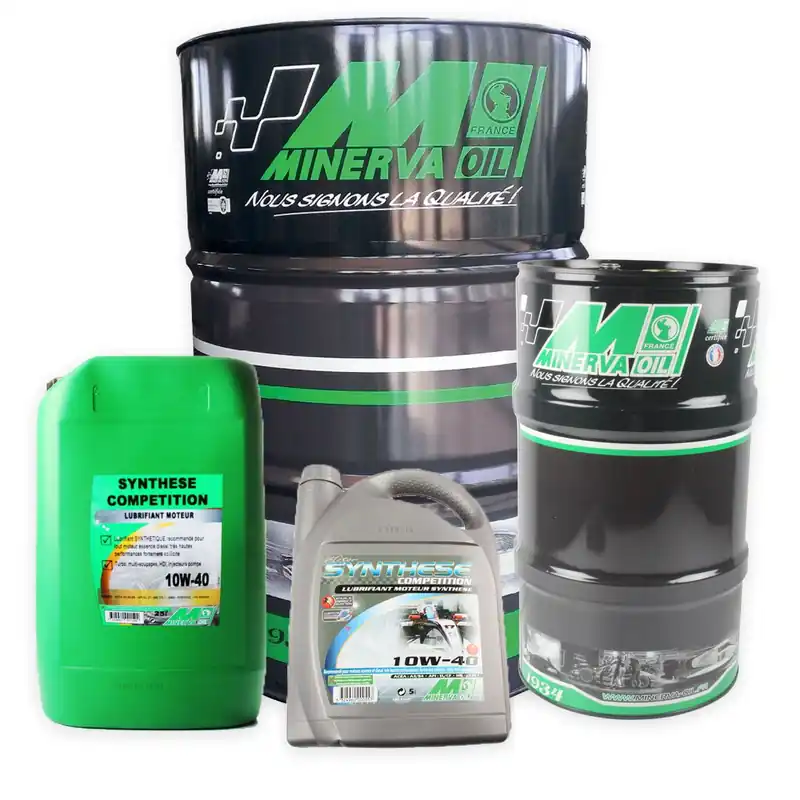 Authentique Lubrifiant huile synthétique 10W-40 pour moteur automobile COMPETITION