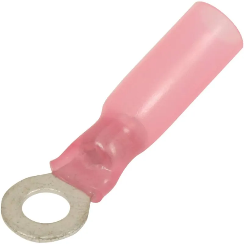 Cosse à oeil isolée thermorétractable rouge bleau jaune Nouvelle Collection