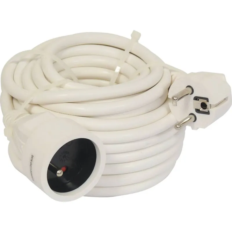Bon Marché Prolongateur 3-5-10m prise 2P+T HO5VV-F 3G1,5mm²