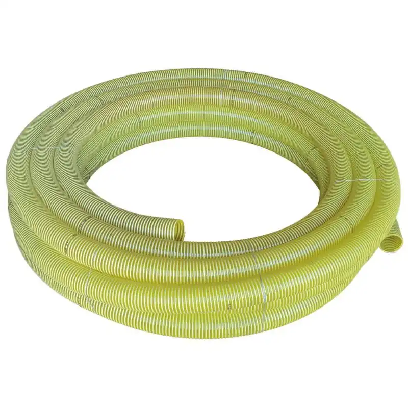 Tuyau d‘aspiration PVC jaune spire 5m - Ø40/50/80mm Produit De Marque