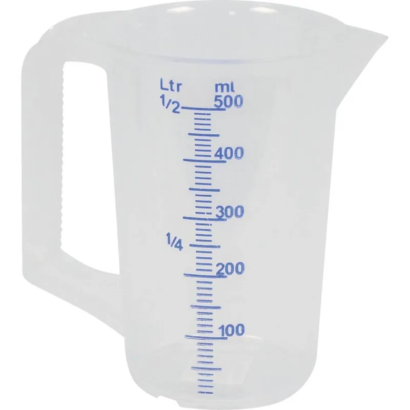 Mesure graduée 0,12 à 5L translucide phyto huile gasoil graisse Top Vente