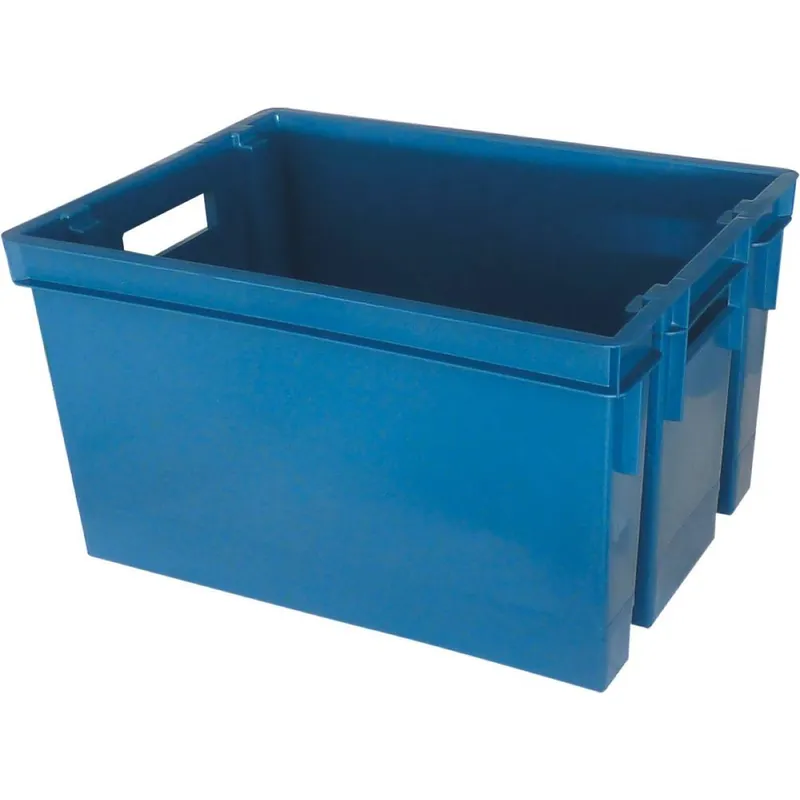 Bacs de rangement 20L 30L 50L bleu et rouge empilables EDA Haute Qualité