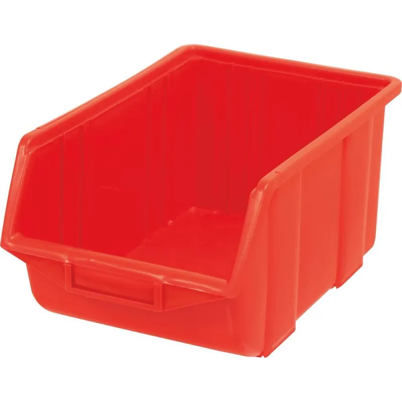 Commander Vite Boite à bec rouge ou bleu polypropylène avec porte étiquette