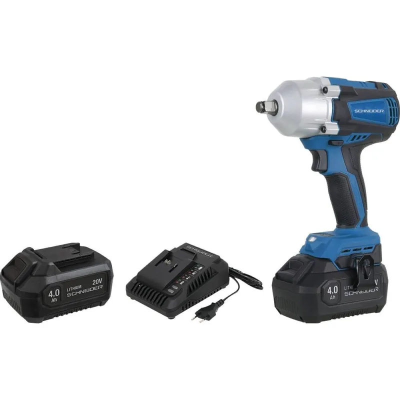 Bon Plan Clé à chocs 1/2" sans fil 20V 610Nm SCHNEIDER