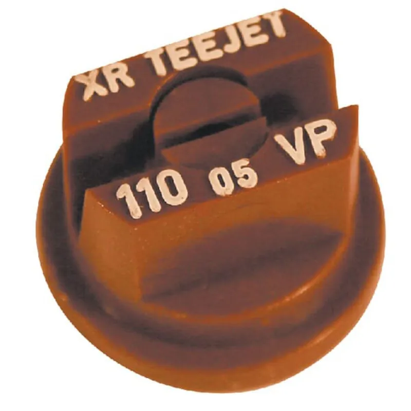 Buse jet plat XR marron 80° ou 110° inox céramique ou polymère TEEJET Meilleur Choix