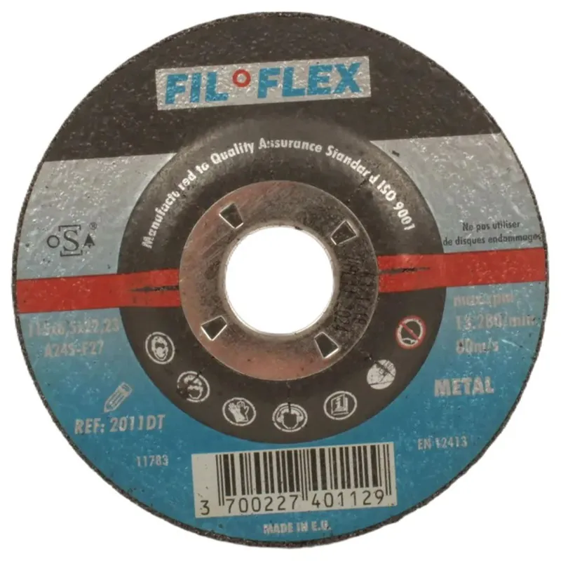Disque à ébarber METAL Ø 115 x 6,5 x 22 FIL FLEX Must-Have