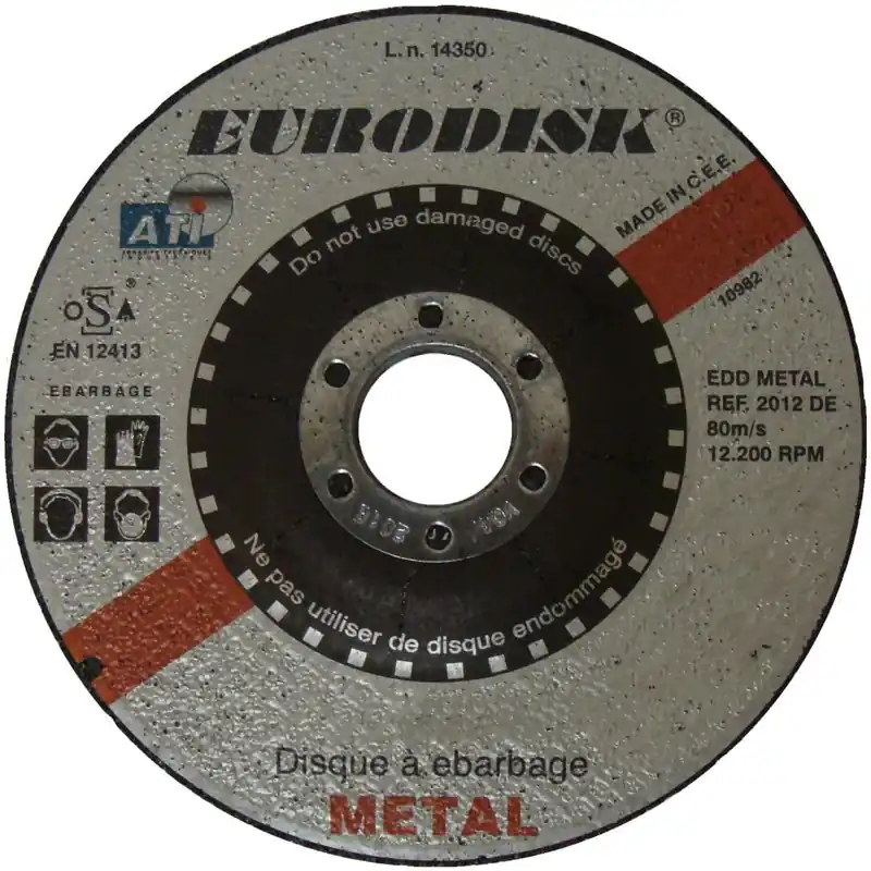 Soldes Disque à ébarber METAL Ø 125 x 6,5 x 22 EURODISK