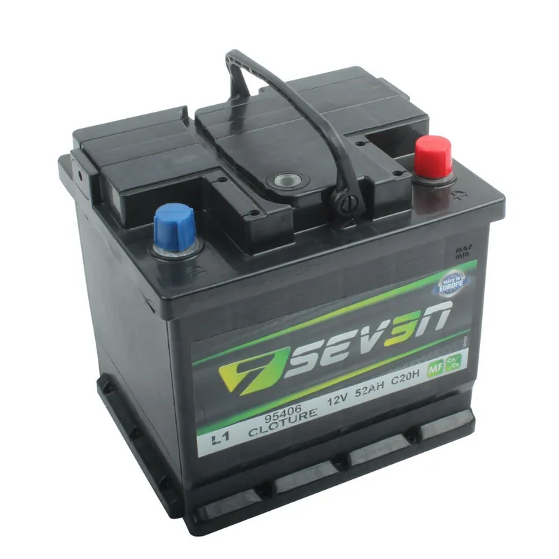 Batterie agricole 240X170X190 LxlxH 12 Volts 52 A décharge lente Satisfait Ou Remboursé