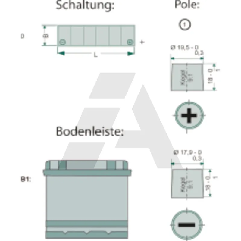 Batterie 12V 100Ah - 780A technologie calcium/calcium Paiement Sécurisé