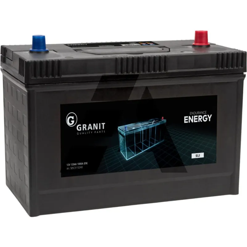 Batterie 12V 120Ah - 1000A technologie calcium/calcium Paiement Sécurisé