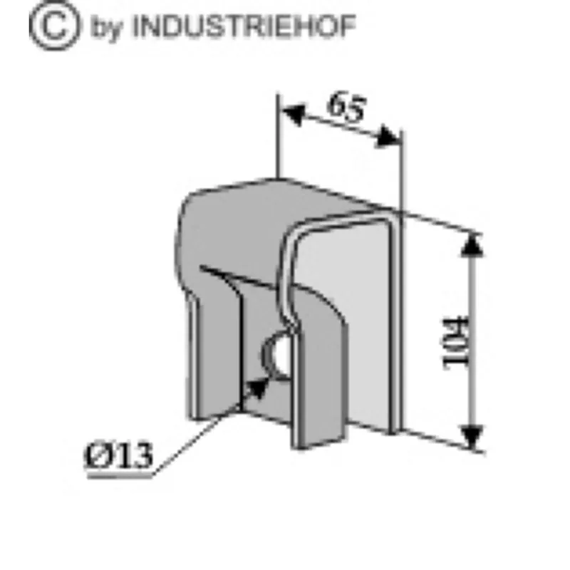 Support 2129-235X pour fléau broyeur de paille JF Stoll Paiement Sécurisé